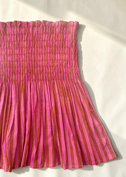 Sunset Sorbet Smocked  Top