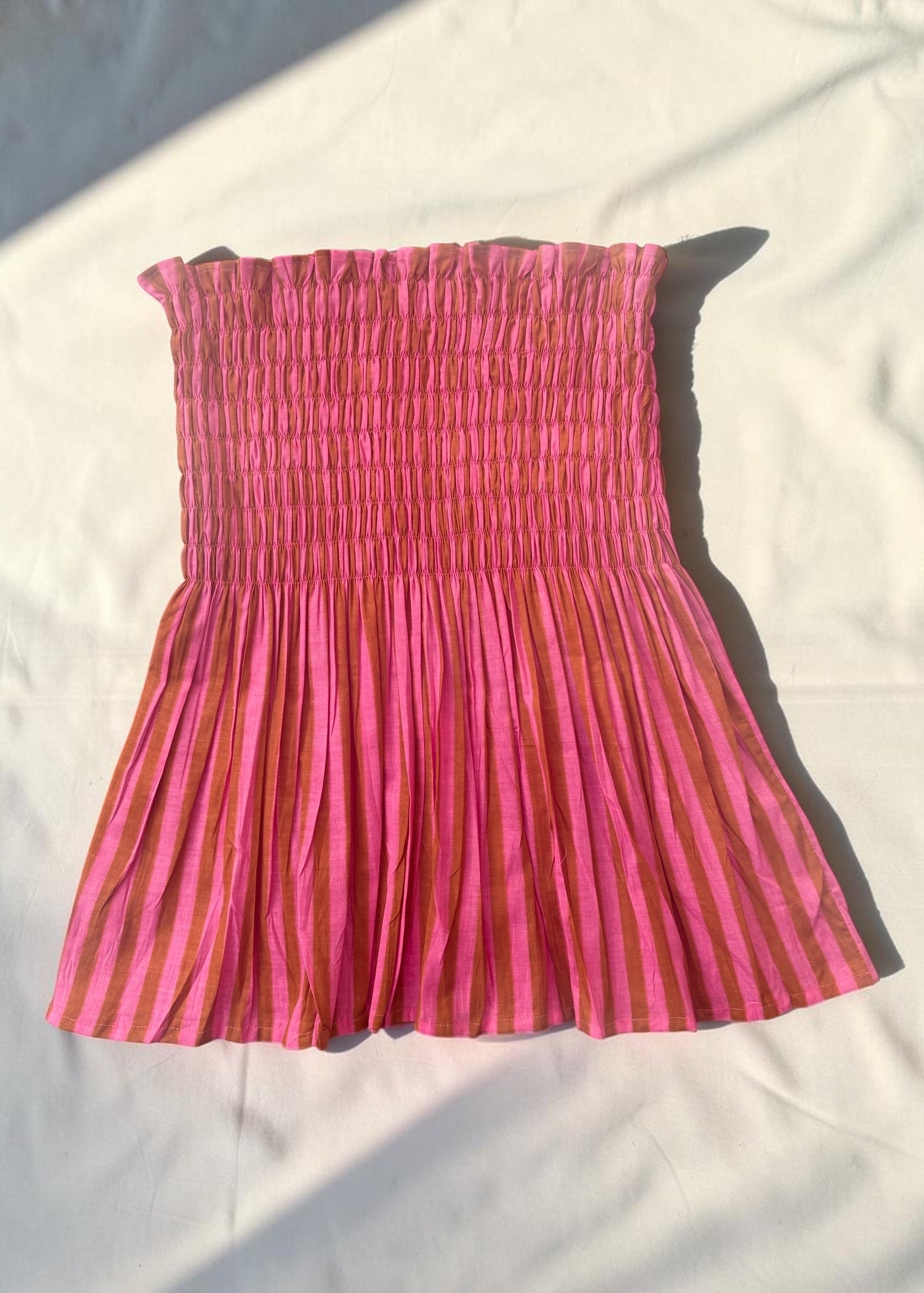 Sunset Sorbet Smocked  Top