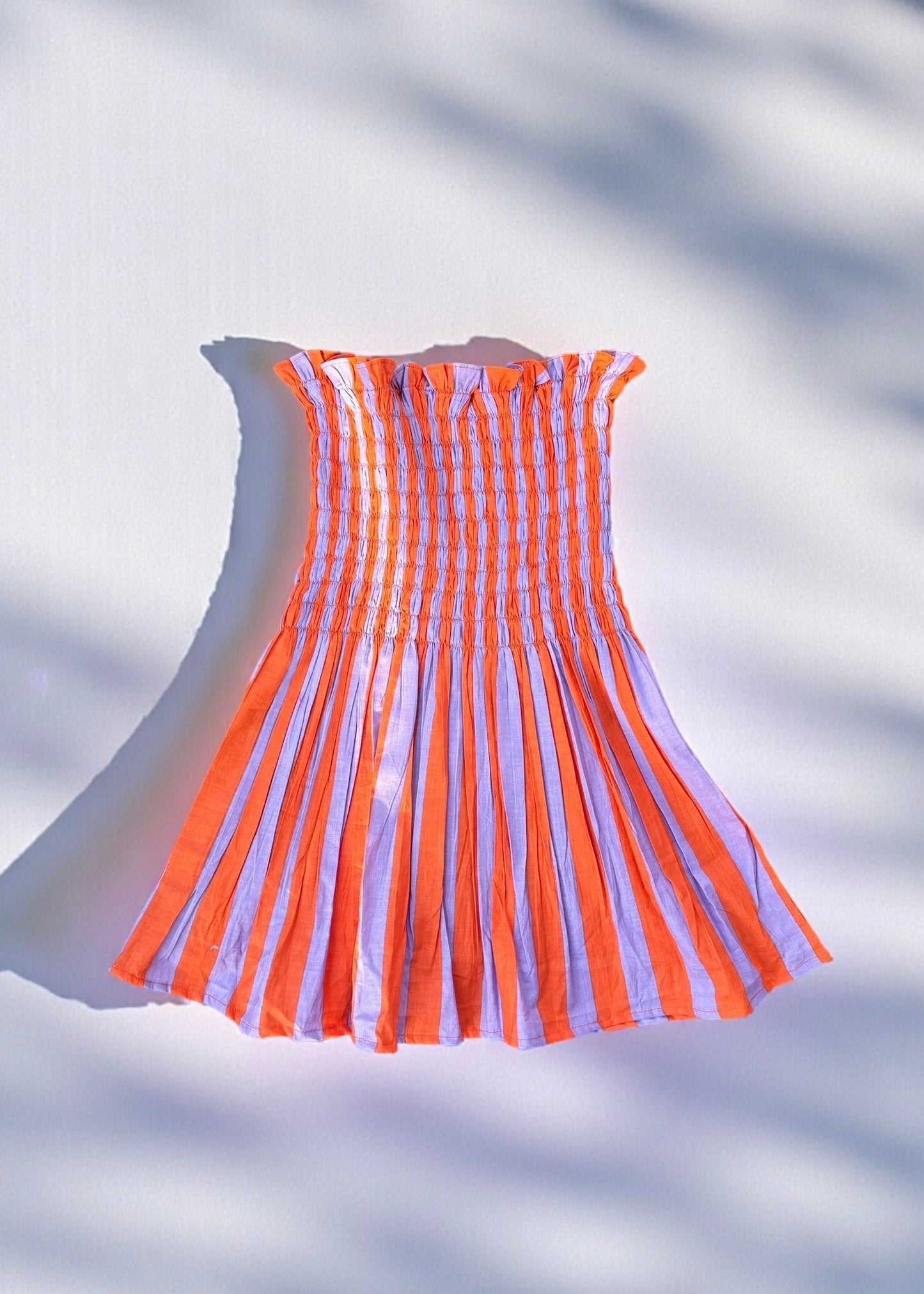 Tangerine Daydream Smocked Top — ThatRomeo