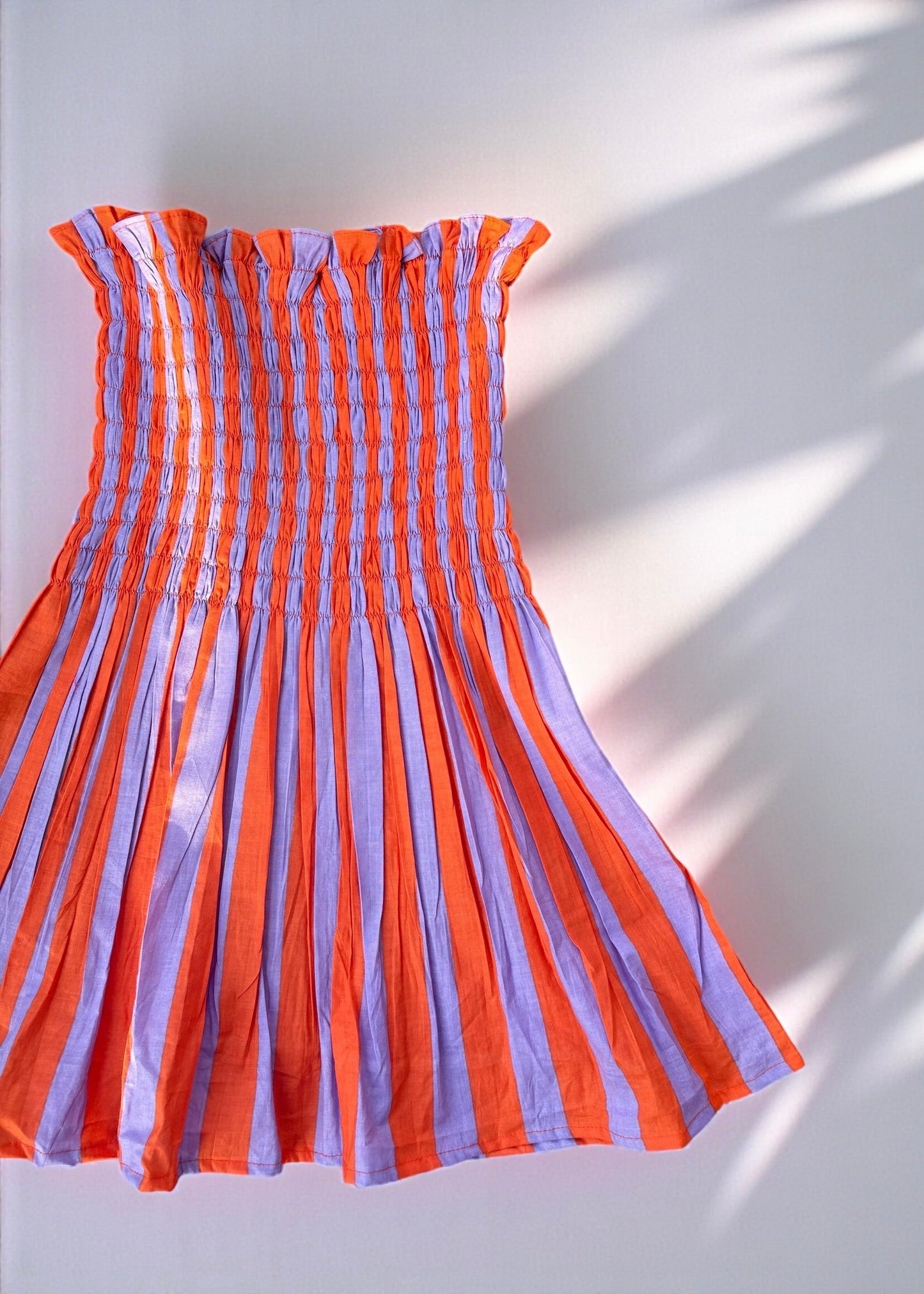 Tangerine Daydream Smocked Top — ThatRomeo