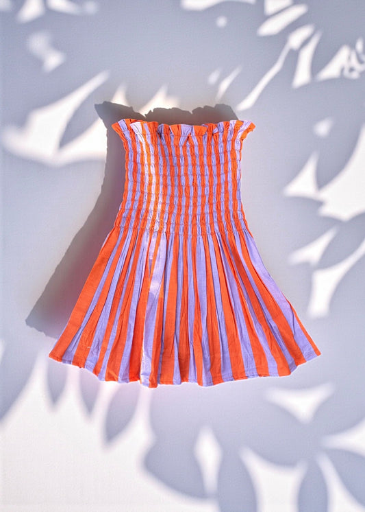 Tangerine Daydream Smocked Top — ThatRomeo