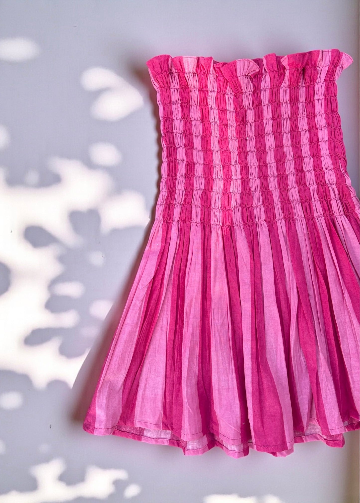 Rosy Breeze Smocked Top — ThatRomeo