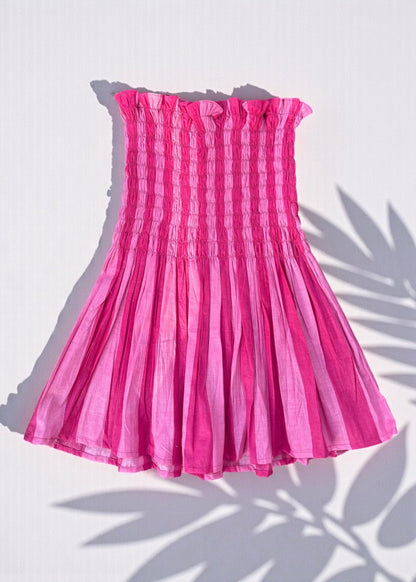 Rosy Breeze Smocked Top — ThatRomeo