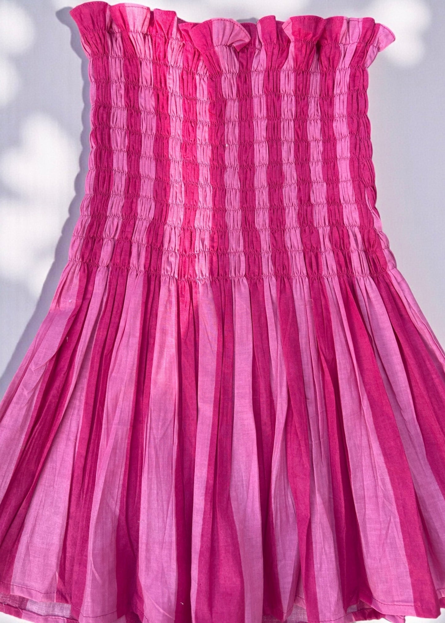 Rosy Breeze Smocked Top — ThatRomeo