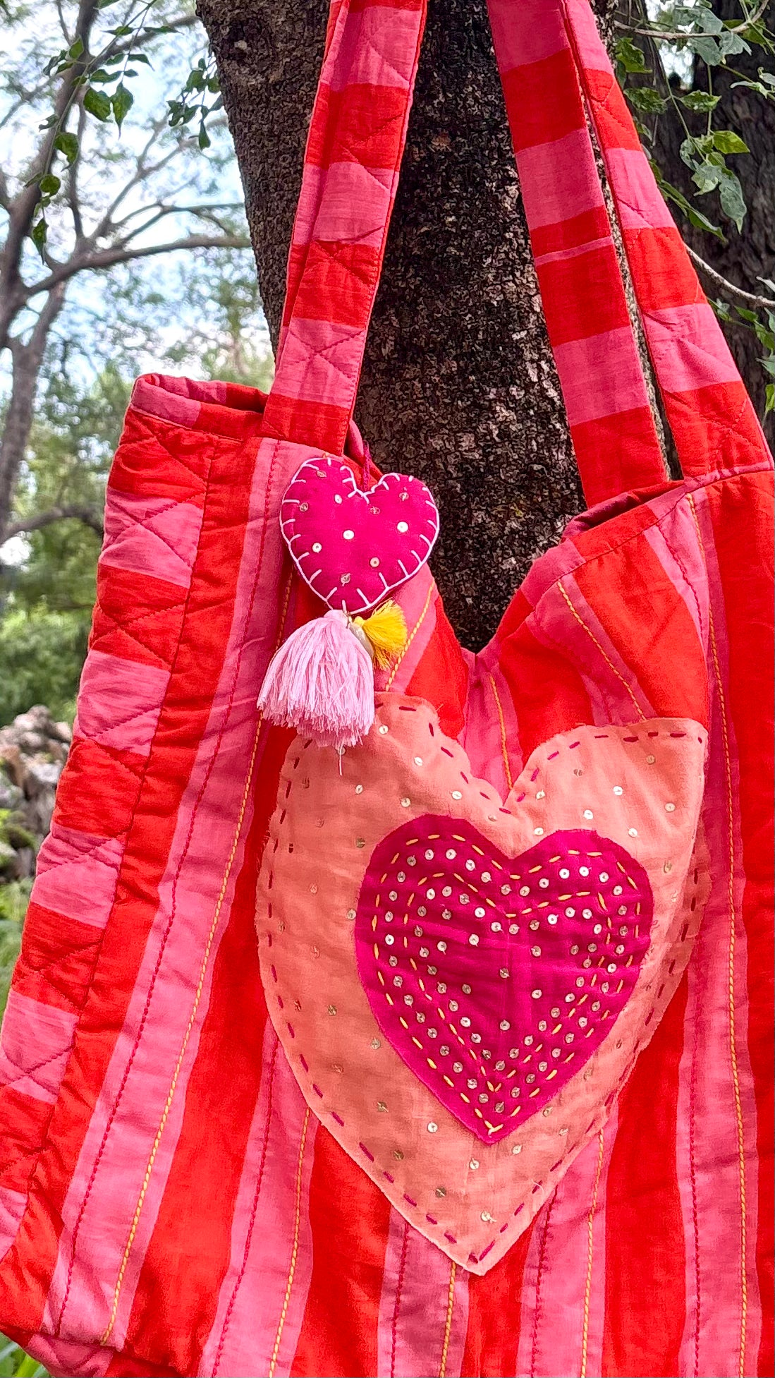 Just Romeo-Stitched Tote Bag