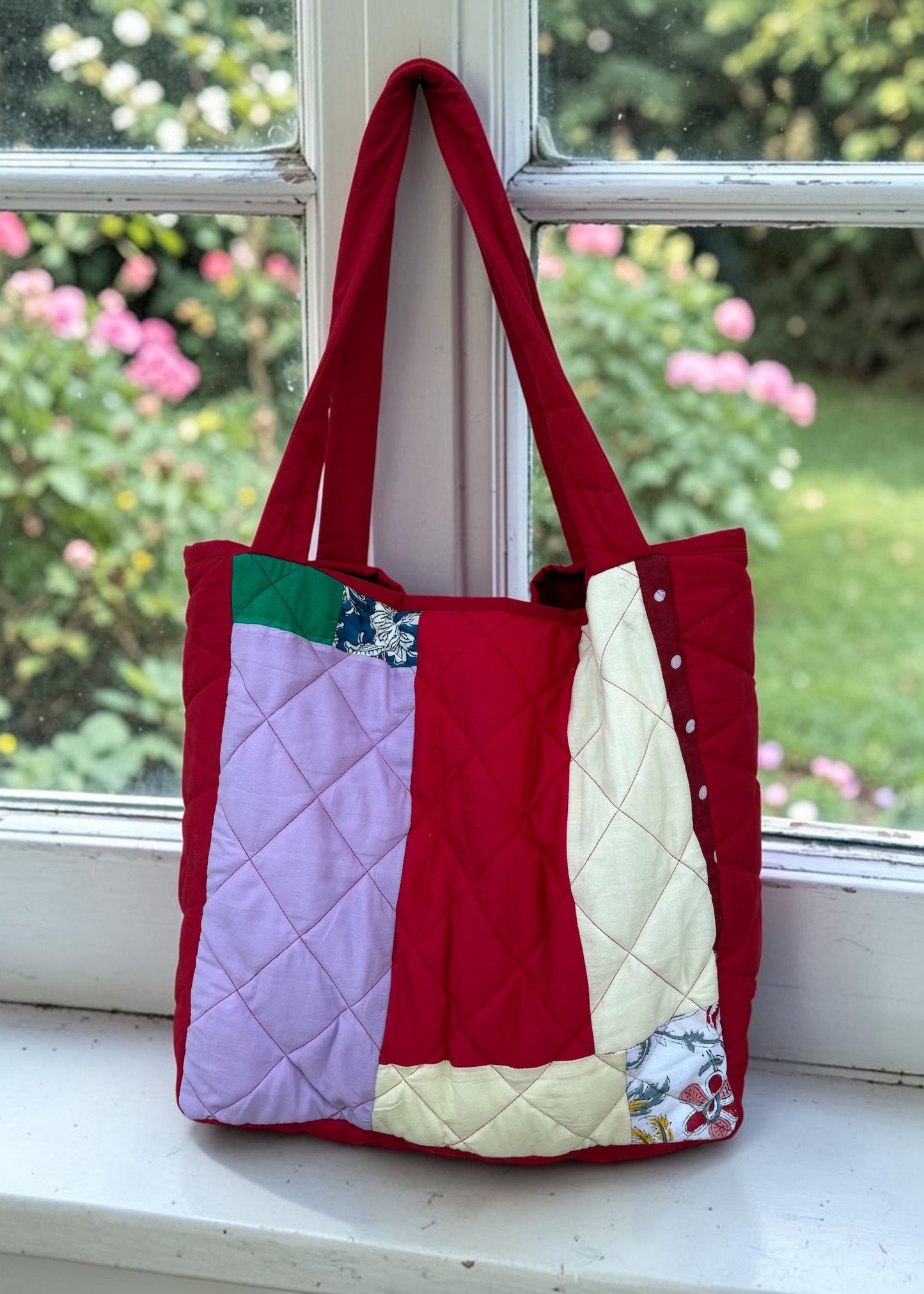 Indigo Bloom Tote Bag
