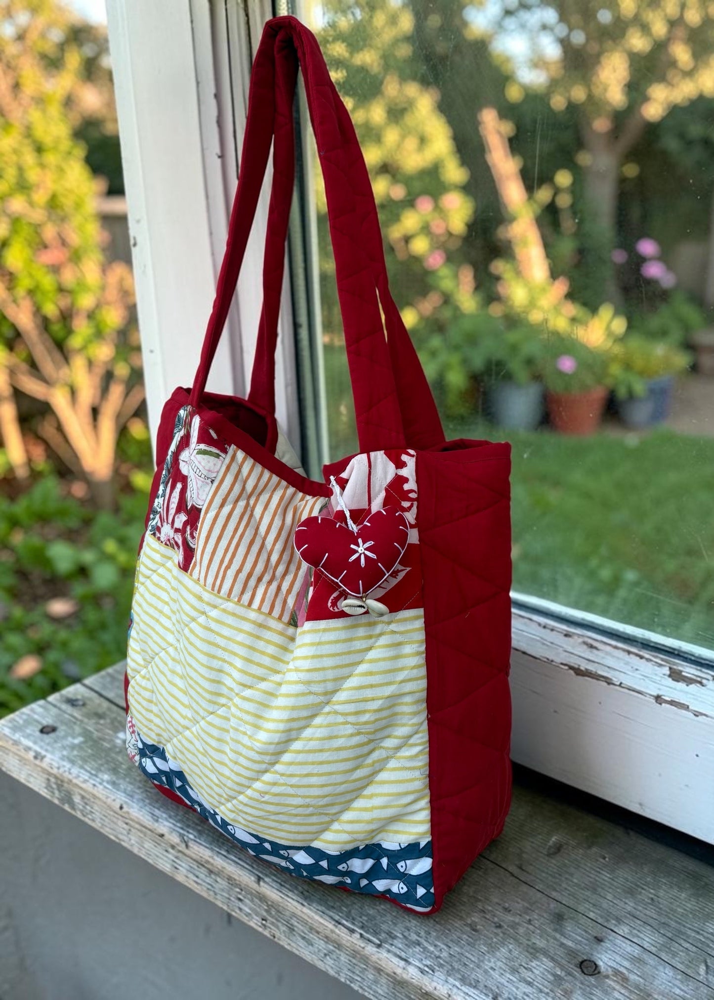 Indigo Bloom Tote Bag