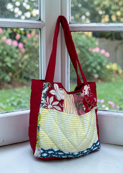 Indigo Bloom Tote Bag