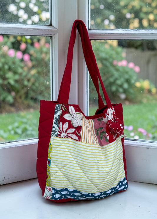 Indigo Bloom Tote Bag