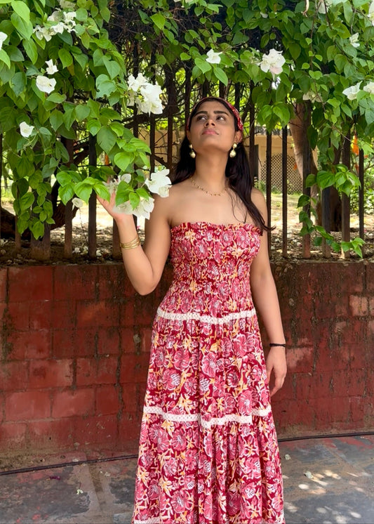 Breeze Smocked Maxi