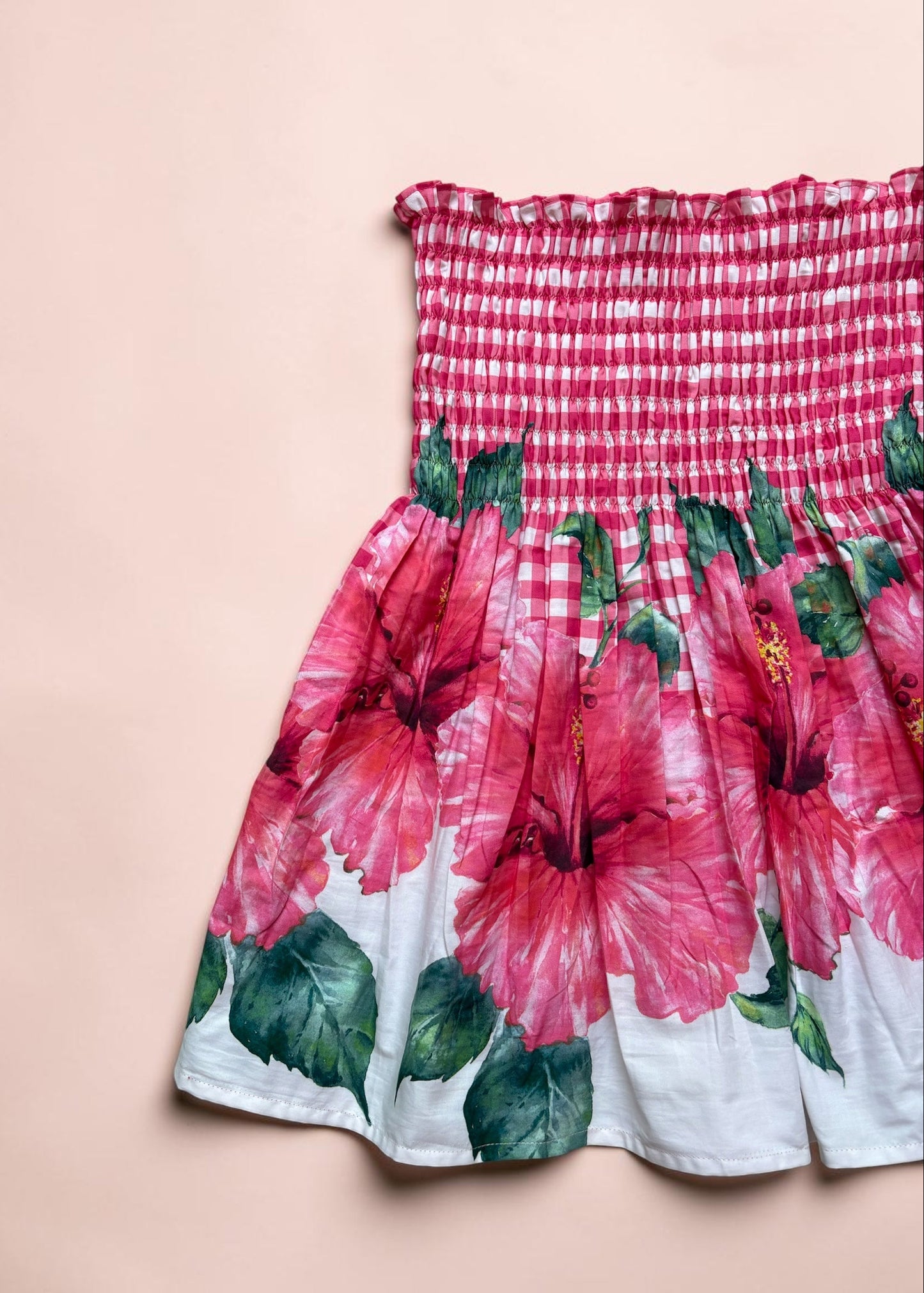 Pink Paradise Smocked Top