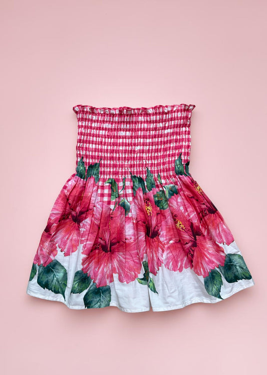 Pink Paradise Smocked Top