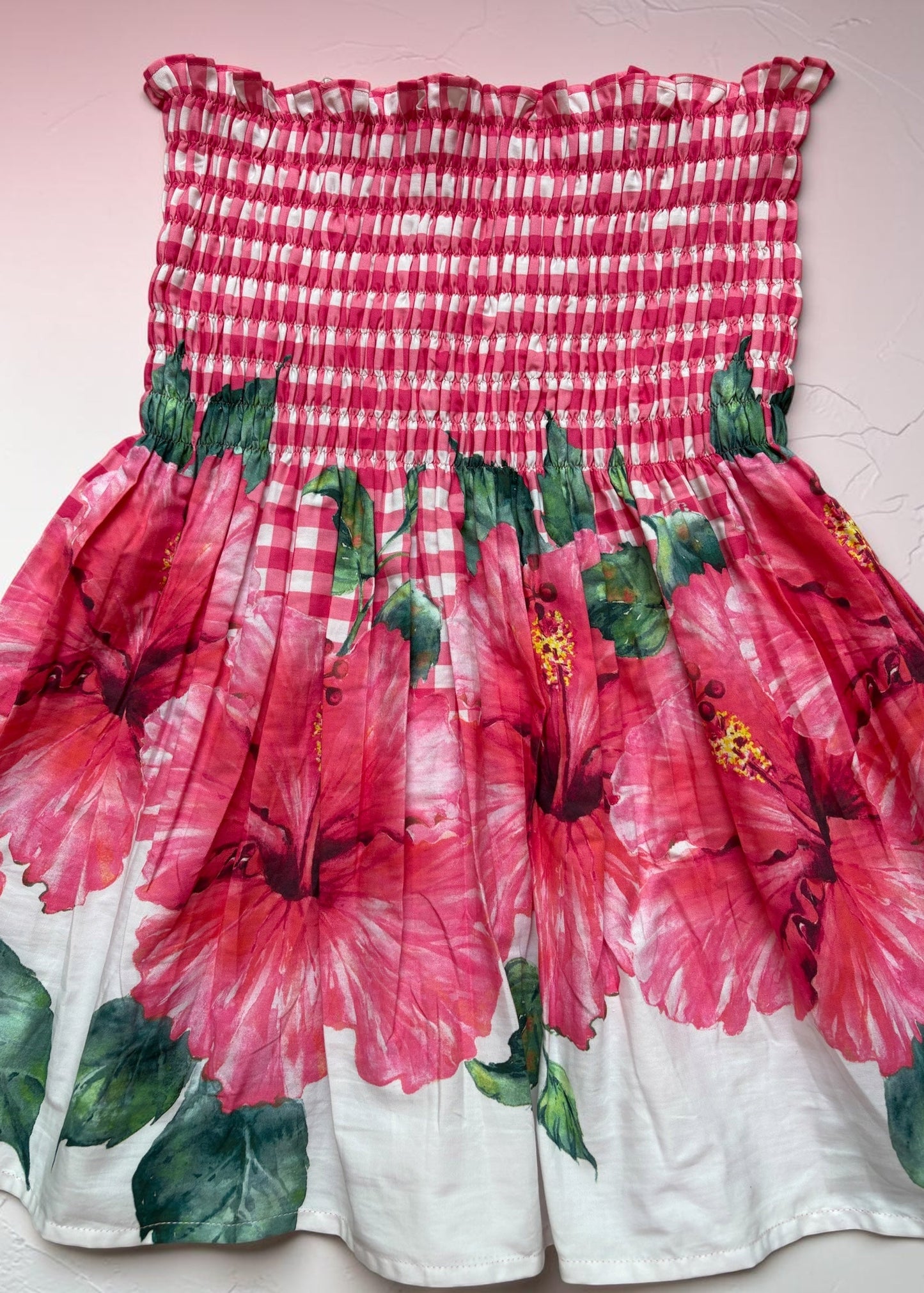 Pink Paradise Smocked Top