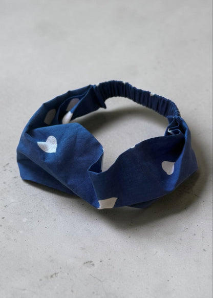 Midnight Hearts Twist Headband