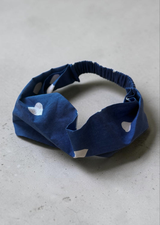 Midnight Hearts Twist Headband