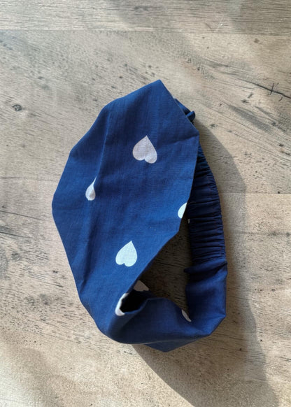 Midnight Hearts Twist Headband
