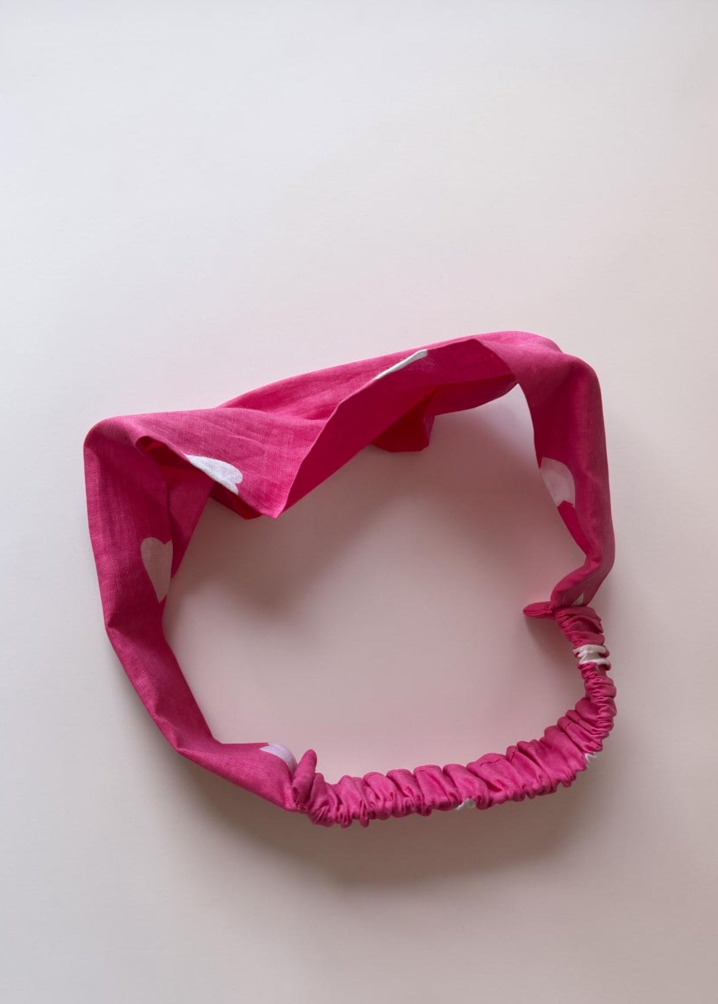 Rosé Hearts Twist Headband