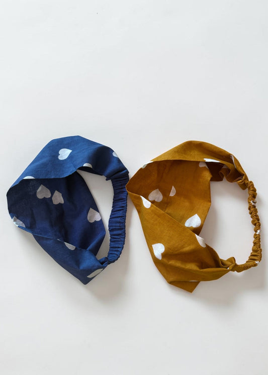 Honey Hearts Twist Headband