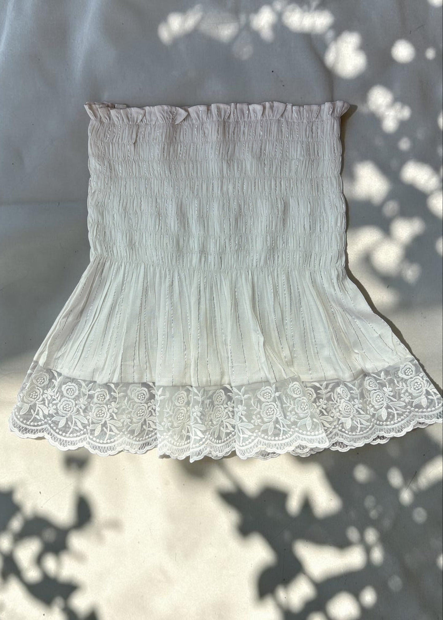 Pure Romance Smocked Top