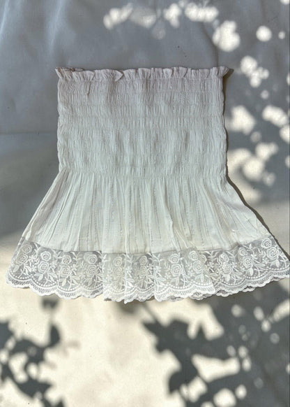 Pure Romance Smocked Top