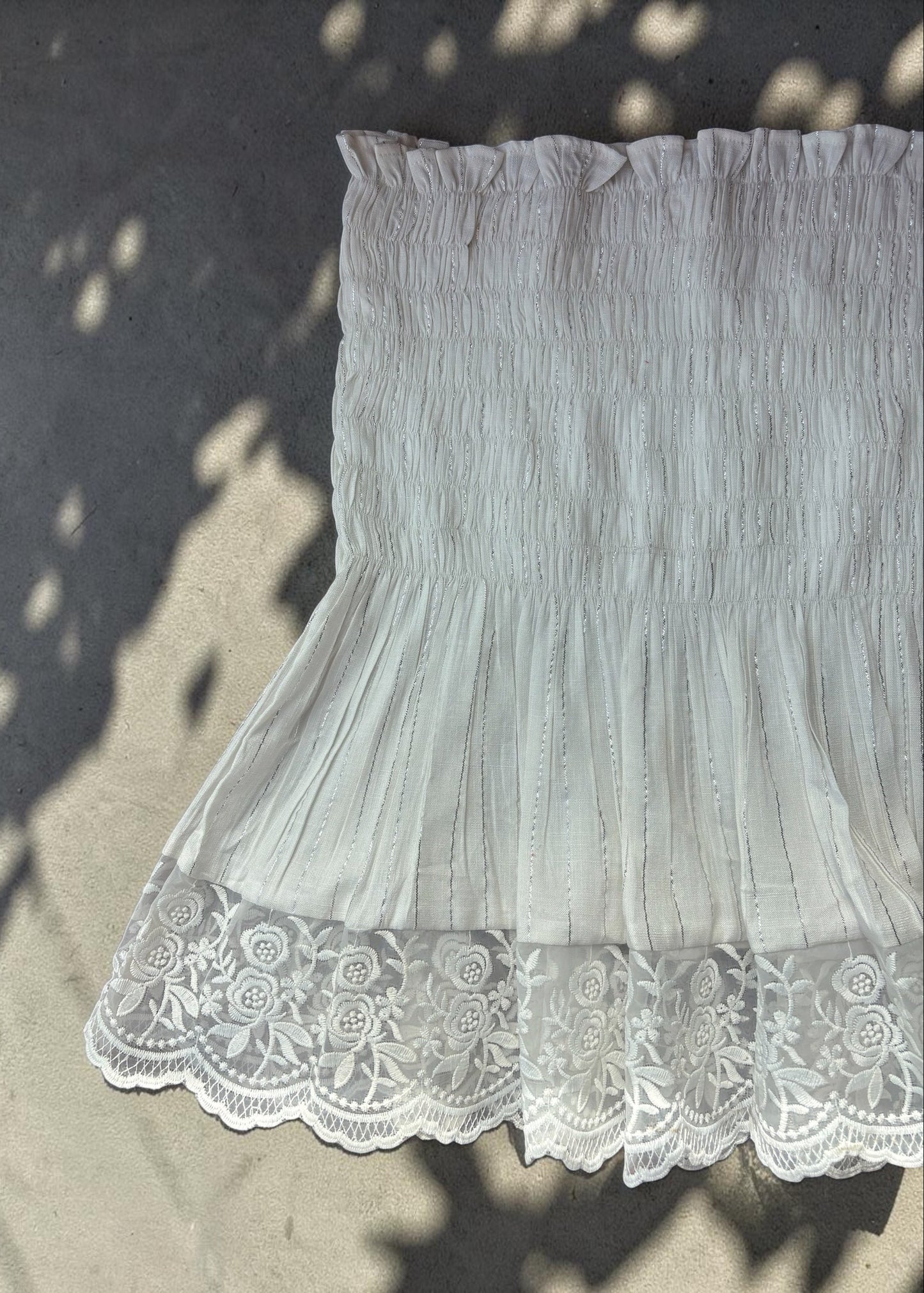 Pure Romance Smocked Top