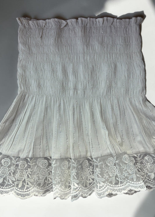 Pure Romance Smocked Top