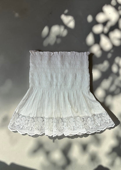 Pure Romance Smocked Top