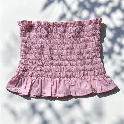 Twilight Leaves Smocked Top