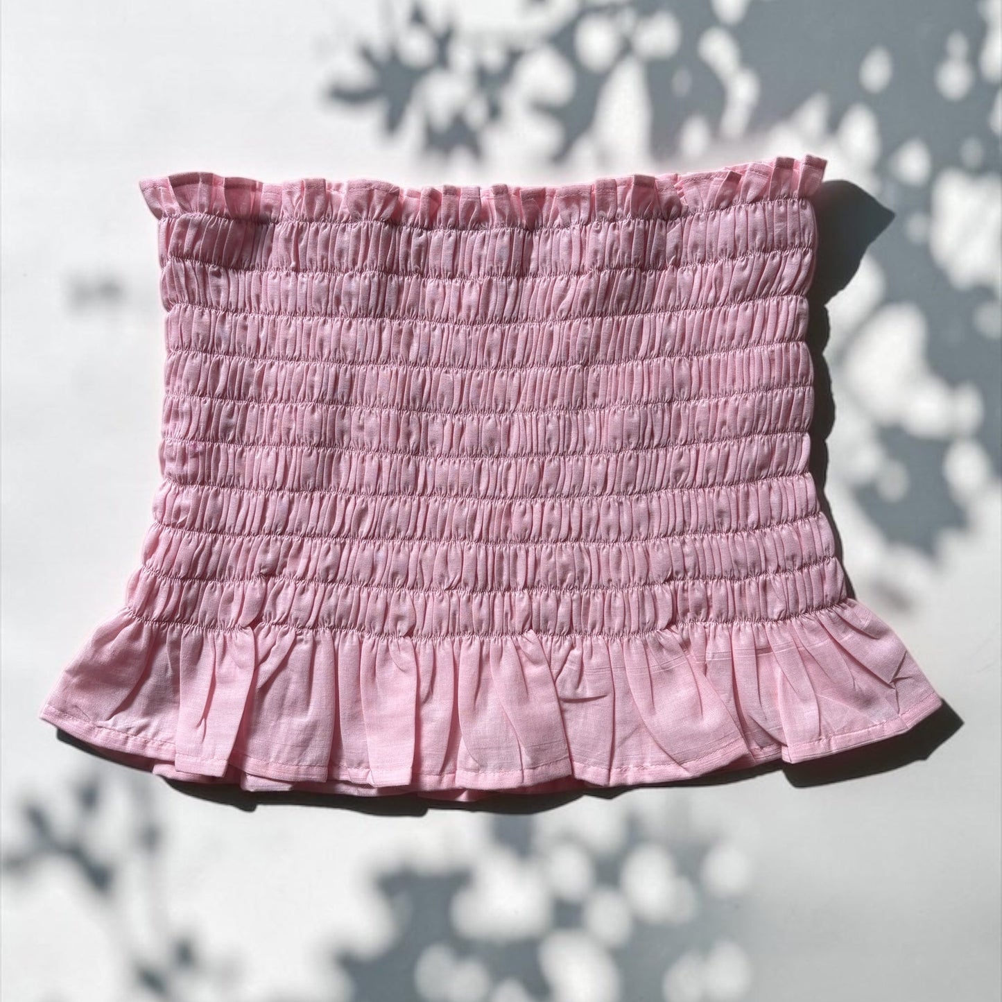 Twilight Leaves Smocked Top