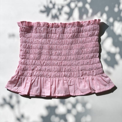 Twilight Leaves Smocked Top