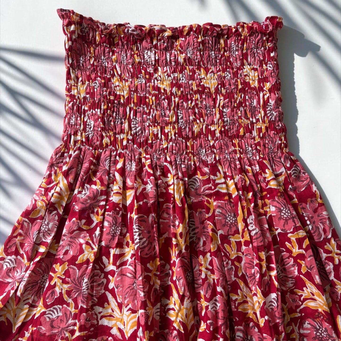 Zing - smocked top