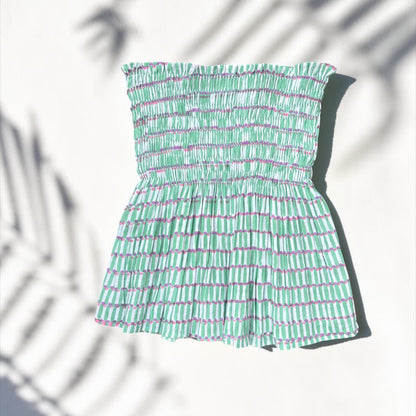 Rose Blush –  smocked top