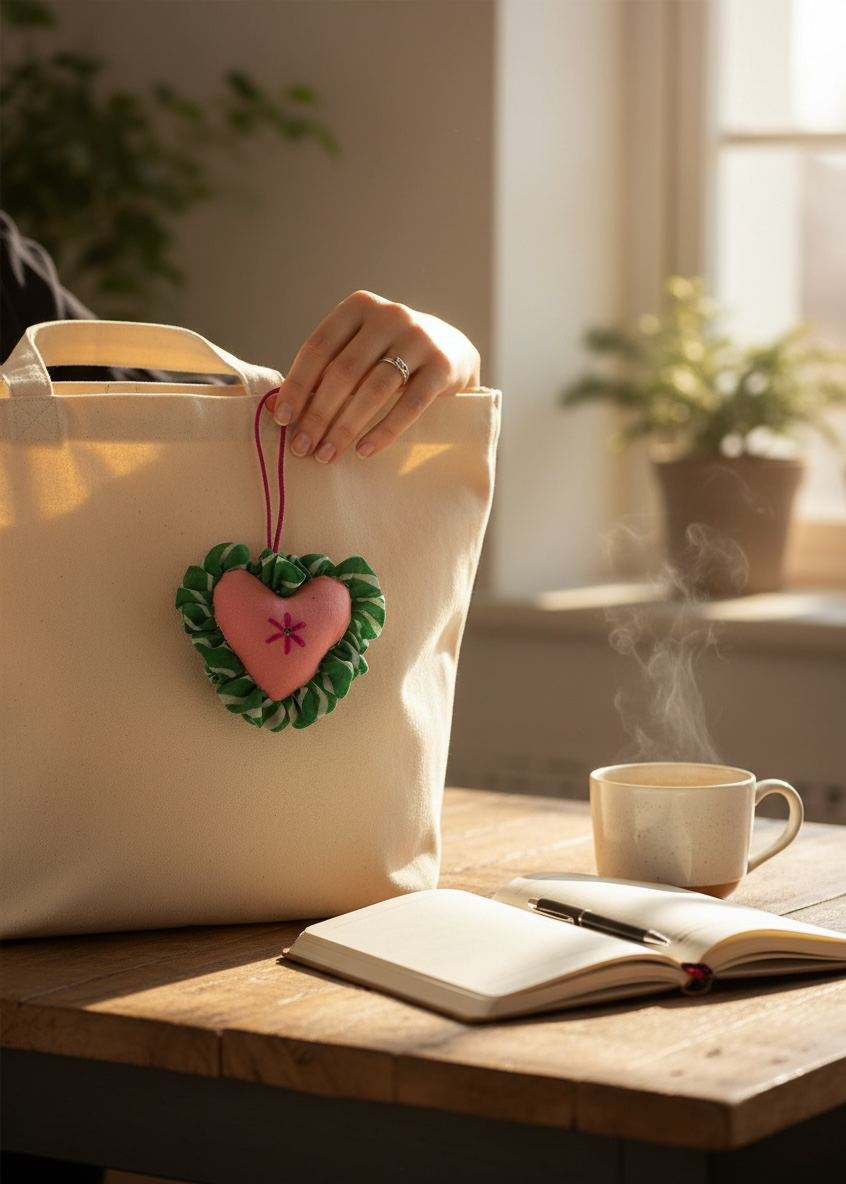Meadow Heart Bloom Charm