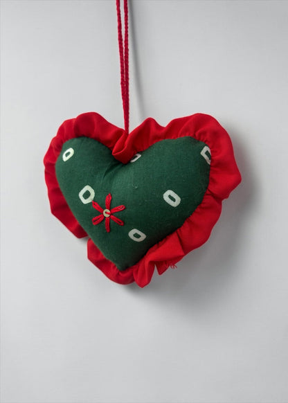 Evergreen Heart Charm