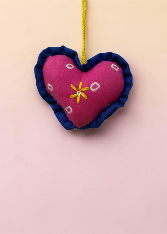 Berry Bloom Heart Charm