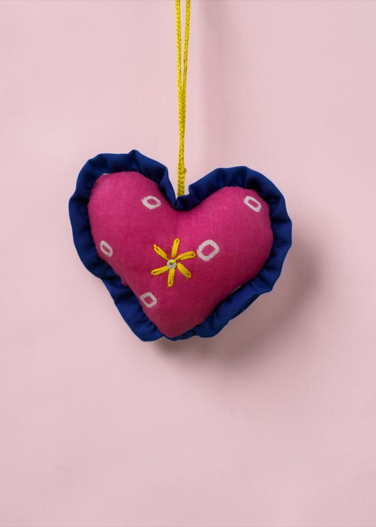 Berry Bloom Heart Charm