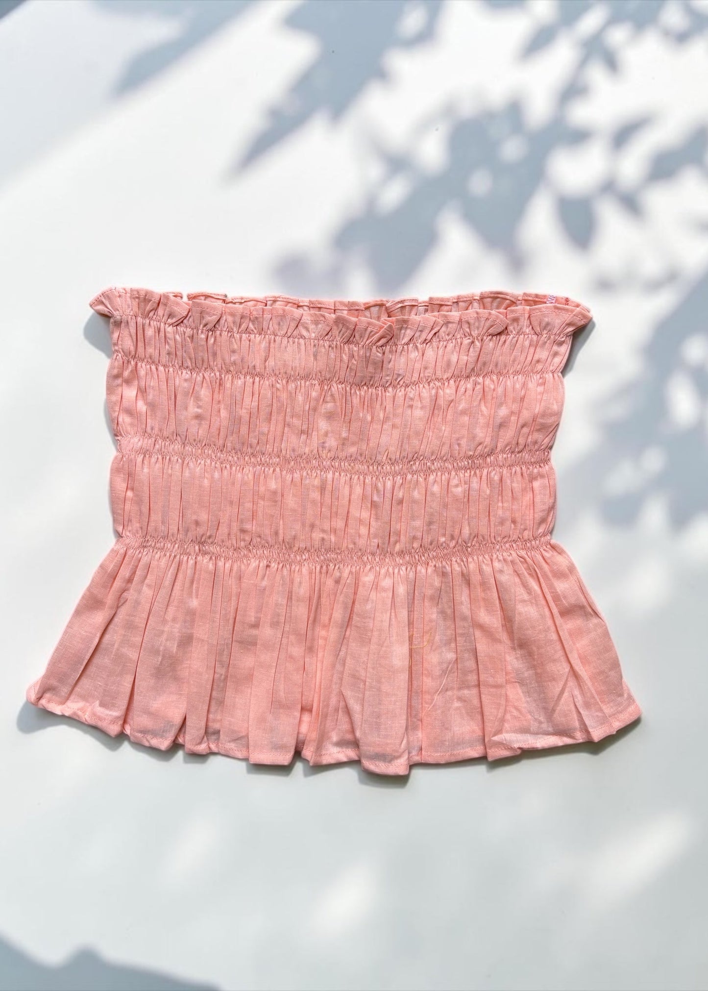 Rosewater Smocked Top