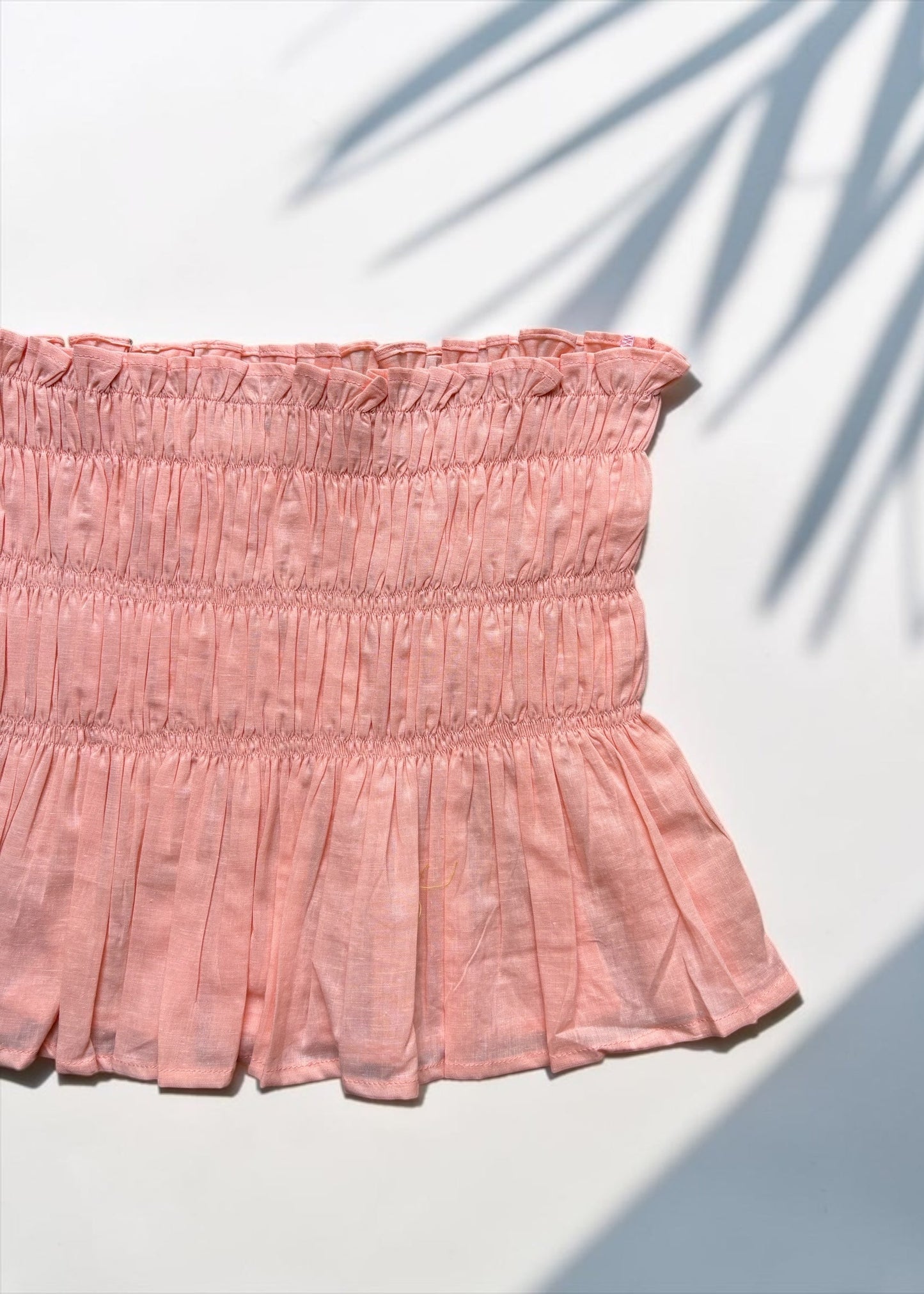 Rosewater Smocked Top