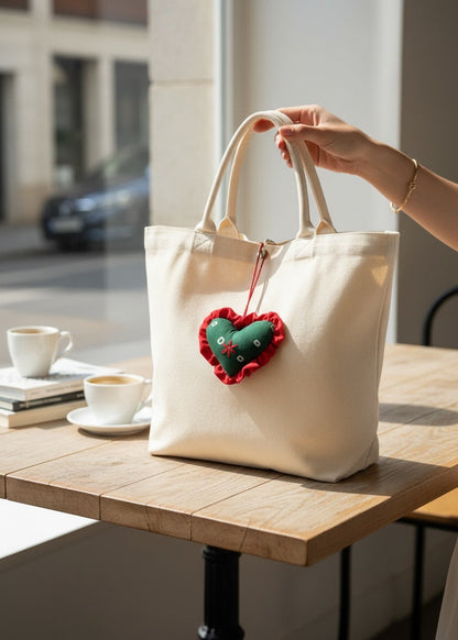 Evergreen Heart Charm