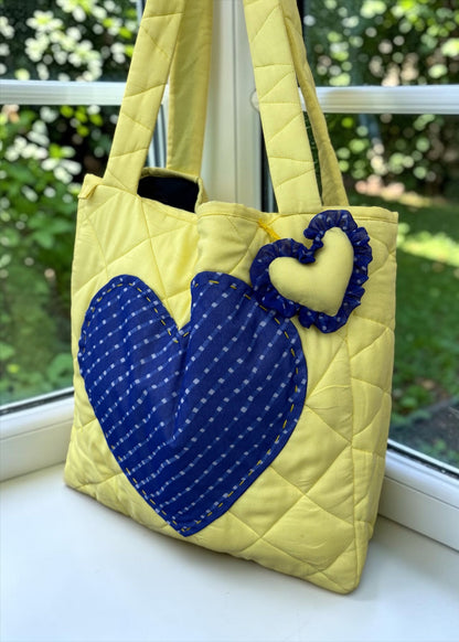 Sunbeam Heart Tote