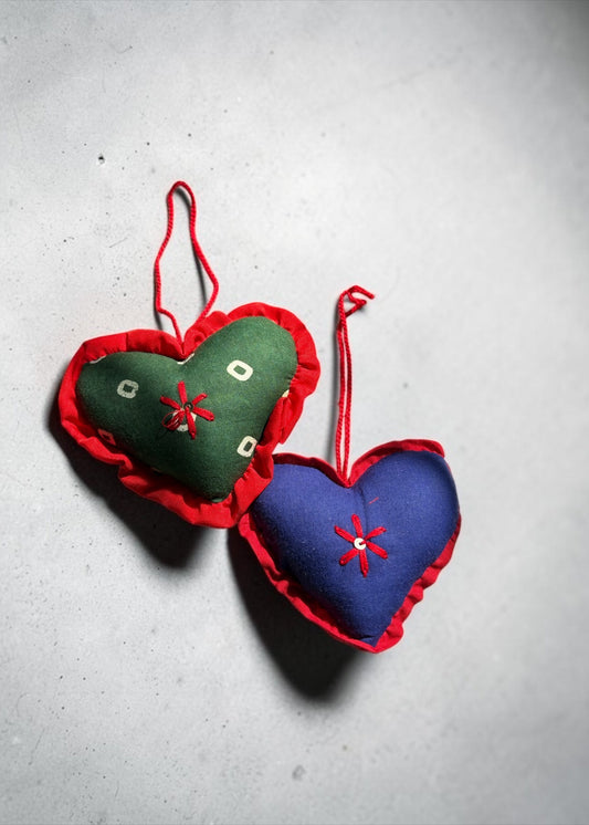 Midnight Meadow Heart Charm Set