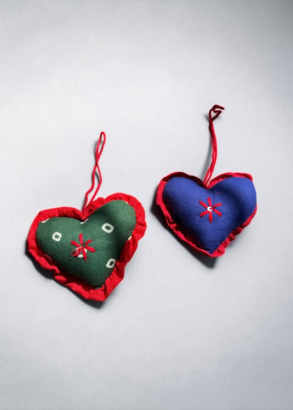 Midnight Meadow Heart Charm Set