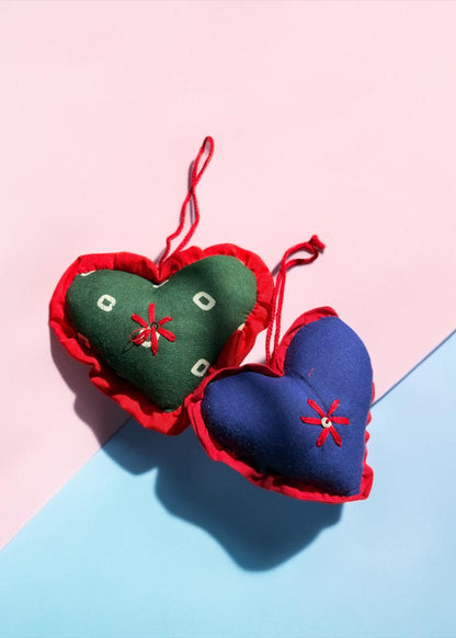 Midnight Meadow Heart Charm Set
