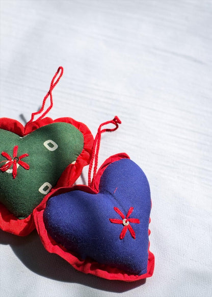 Midnight Meadow Heart Charm Set
