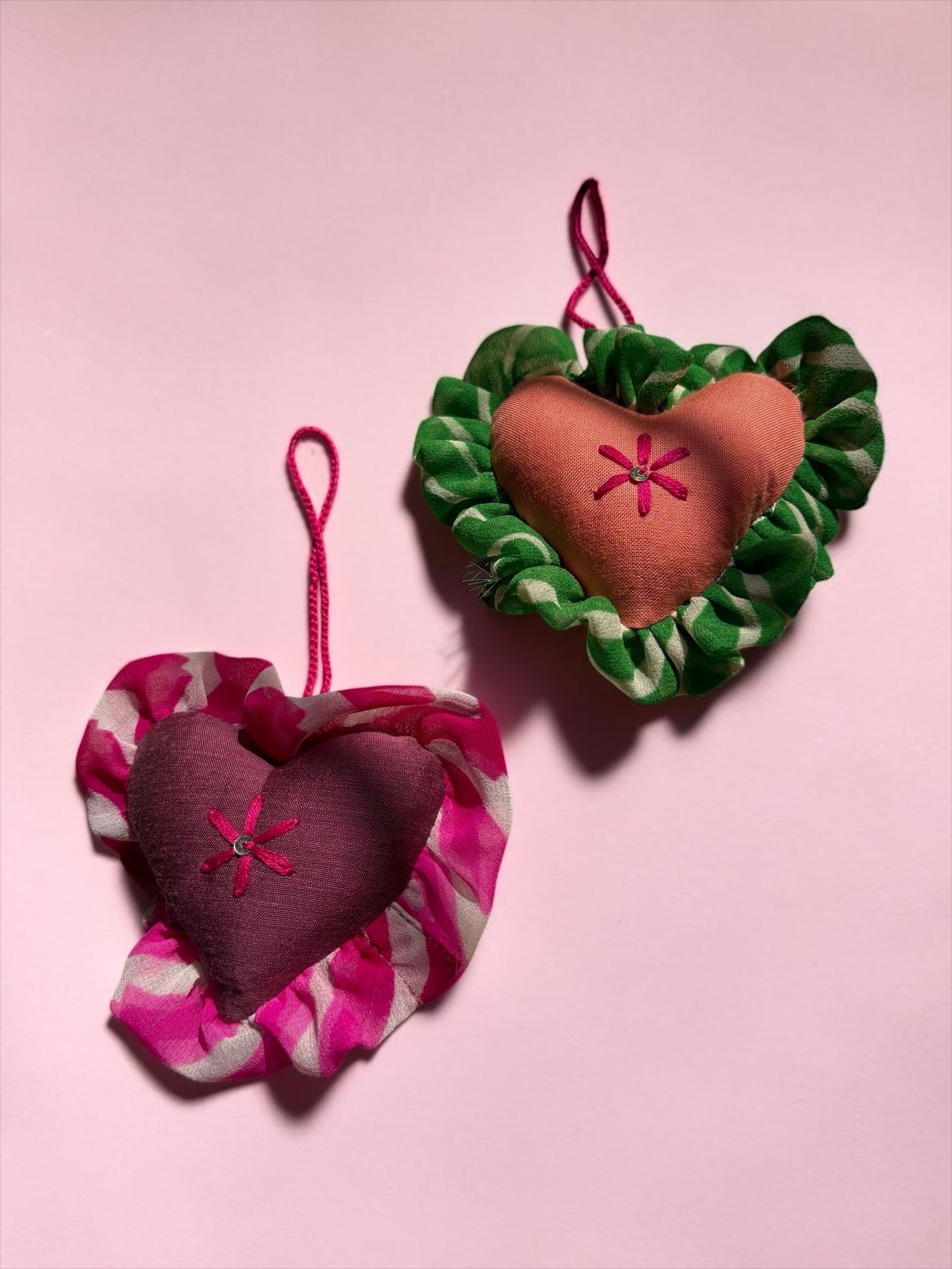 Garden Romance Heart Charm Set