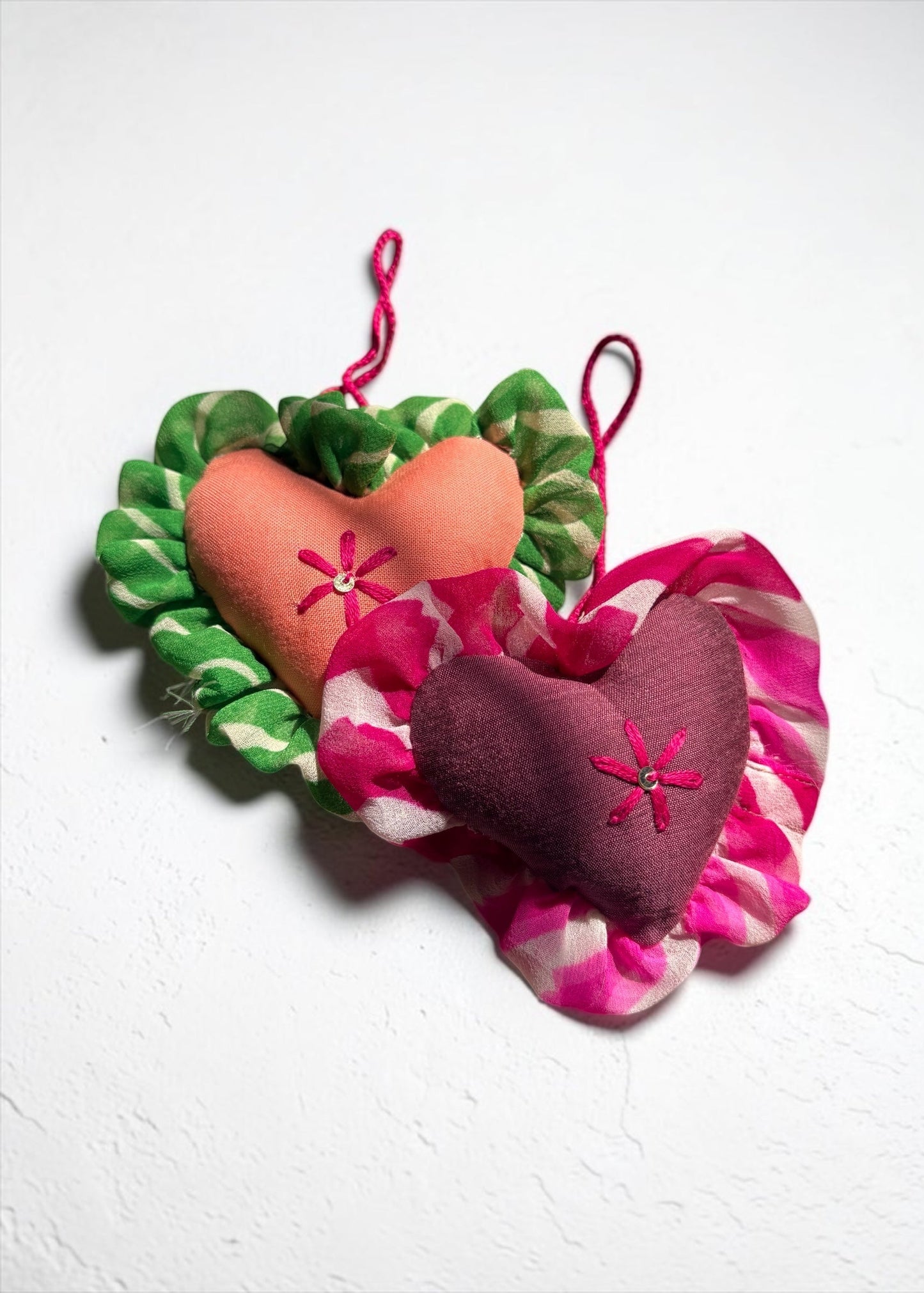 Garden Romance Heart Charm Set