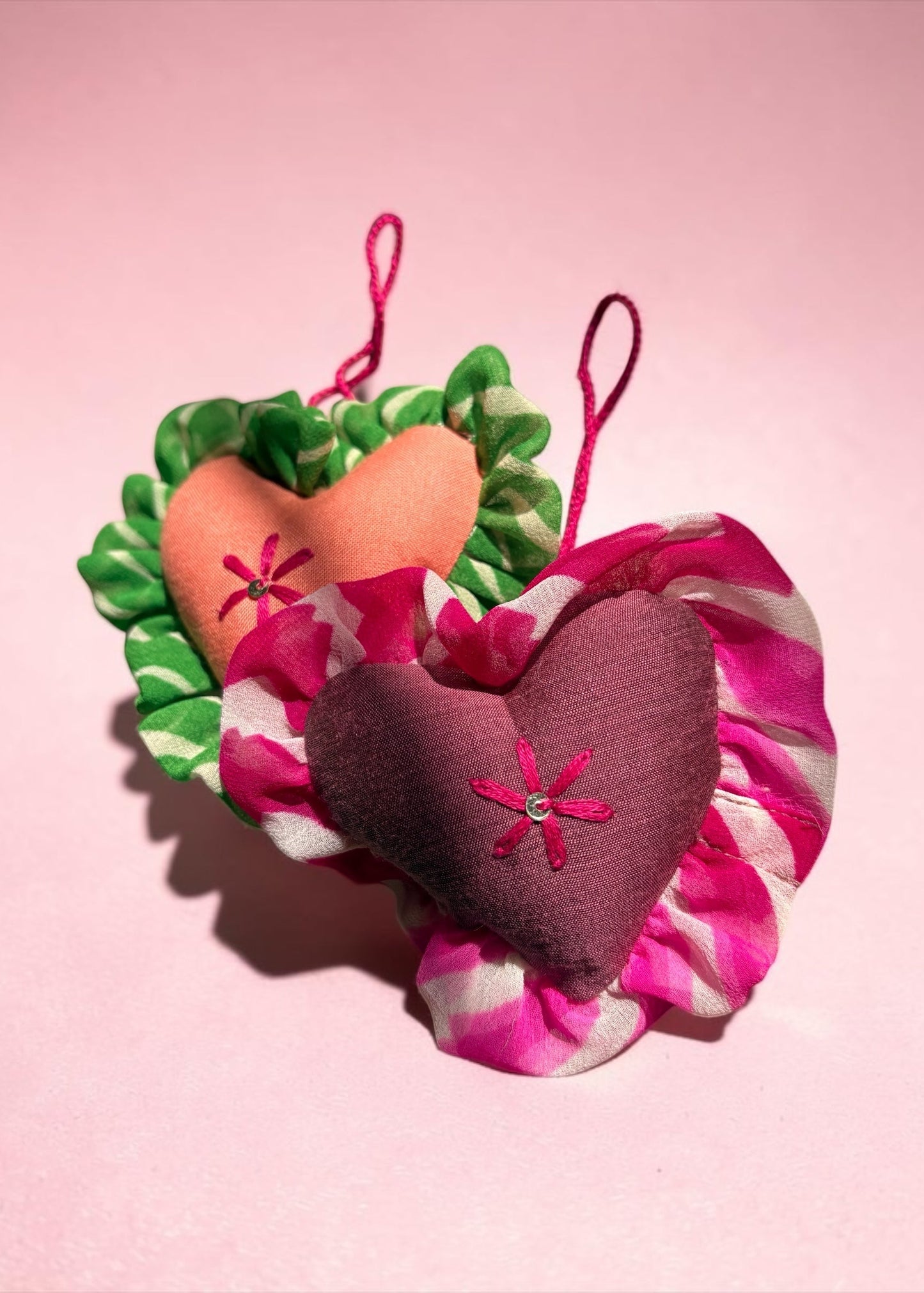 Garden Romance Heart Charm Set