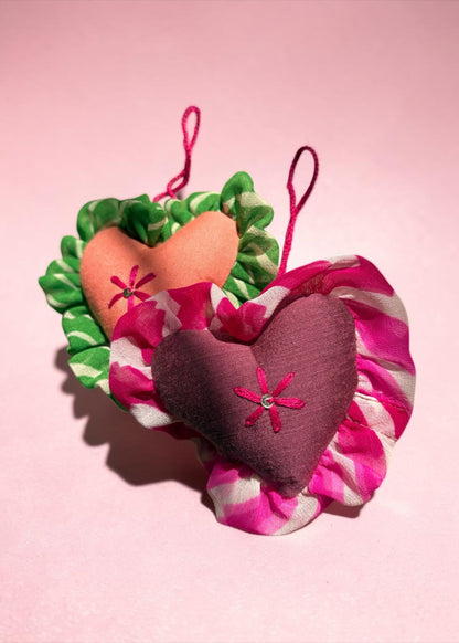 Garden Romance Heart Charm Set