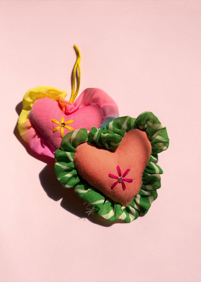 Pastel Picnic Heart Charm Set