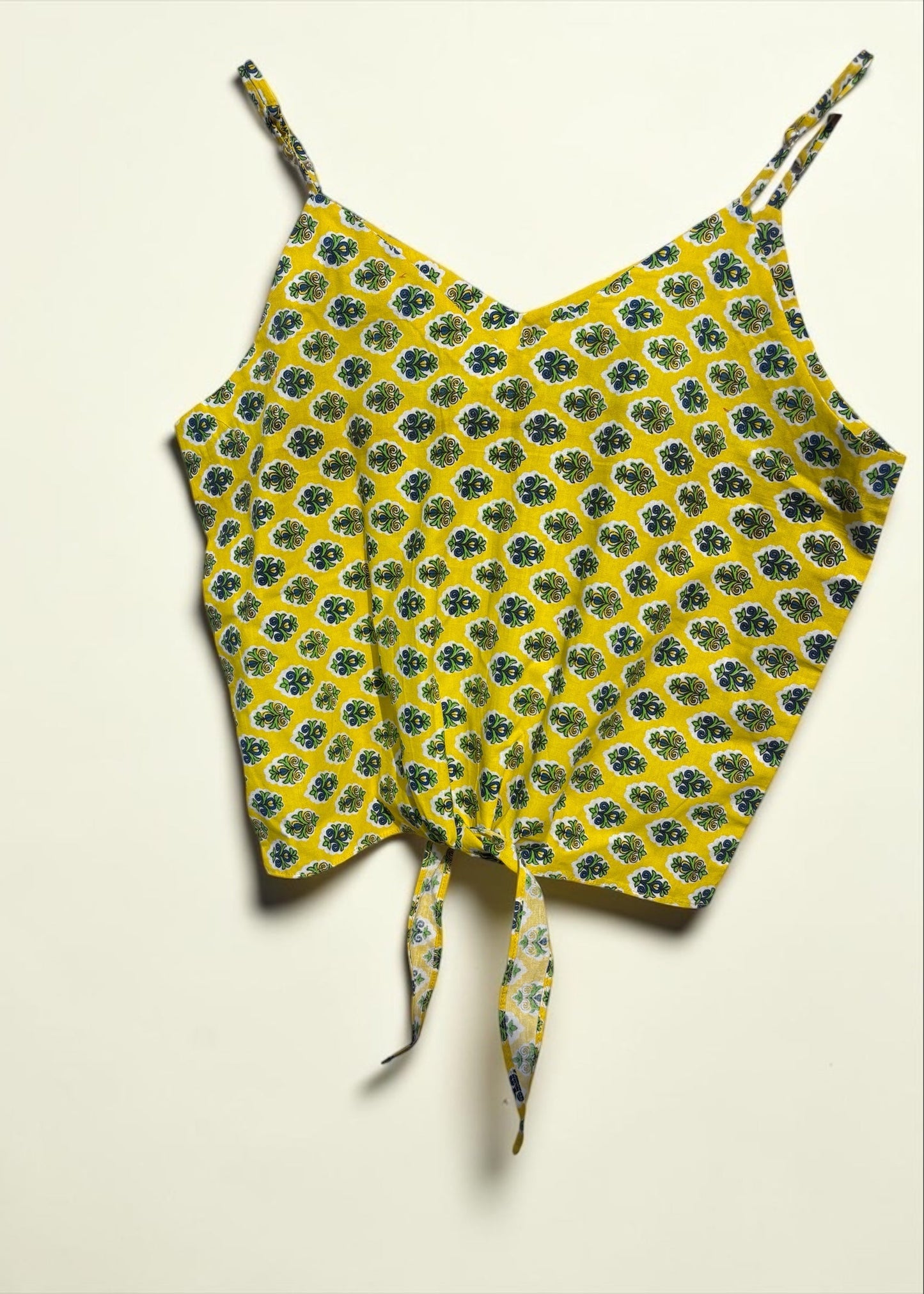Sunbeam Bloom Tie-Up Cami Top